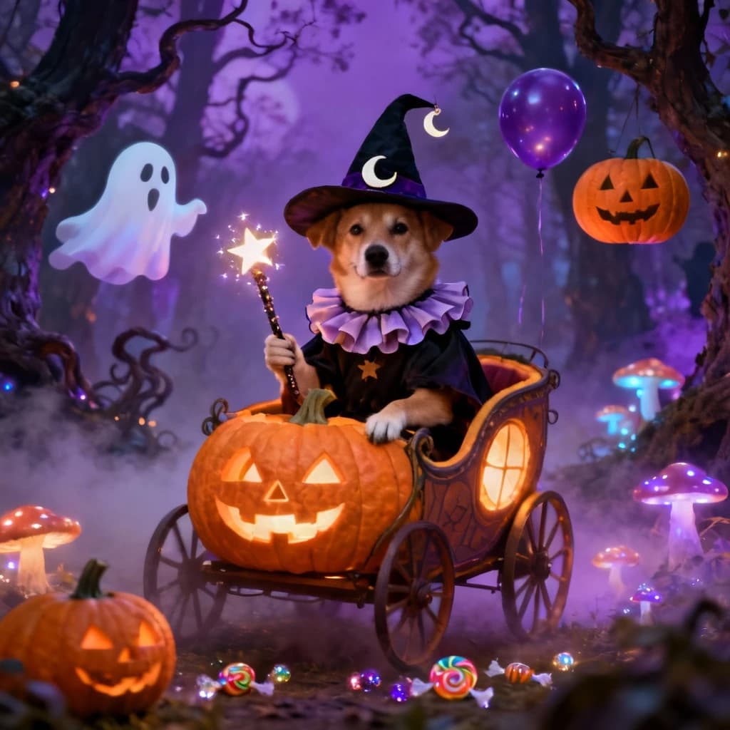 Halloween Kürbiskutsche preview