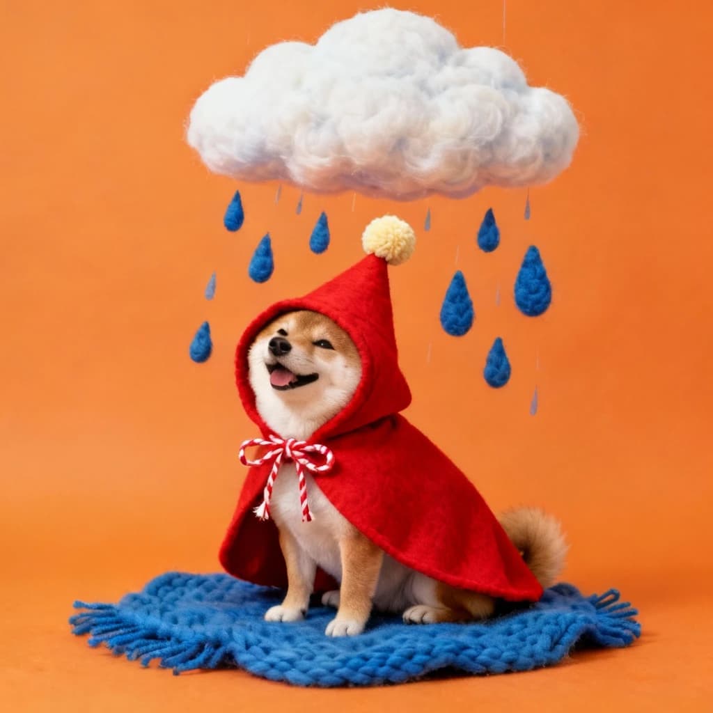 Oranje Regencape Wolk preview