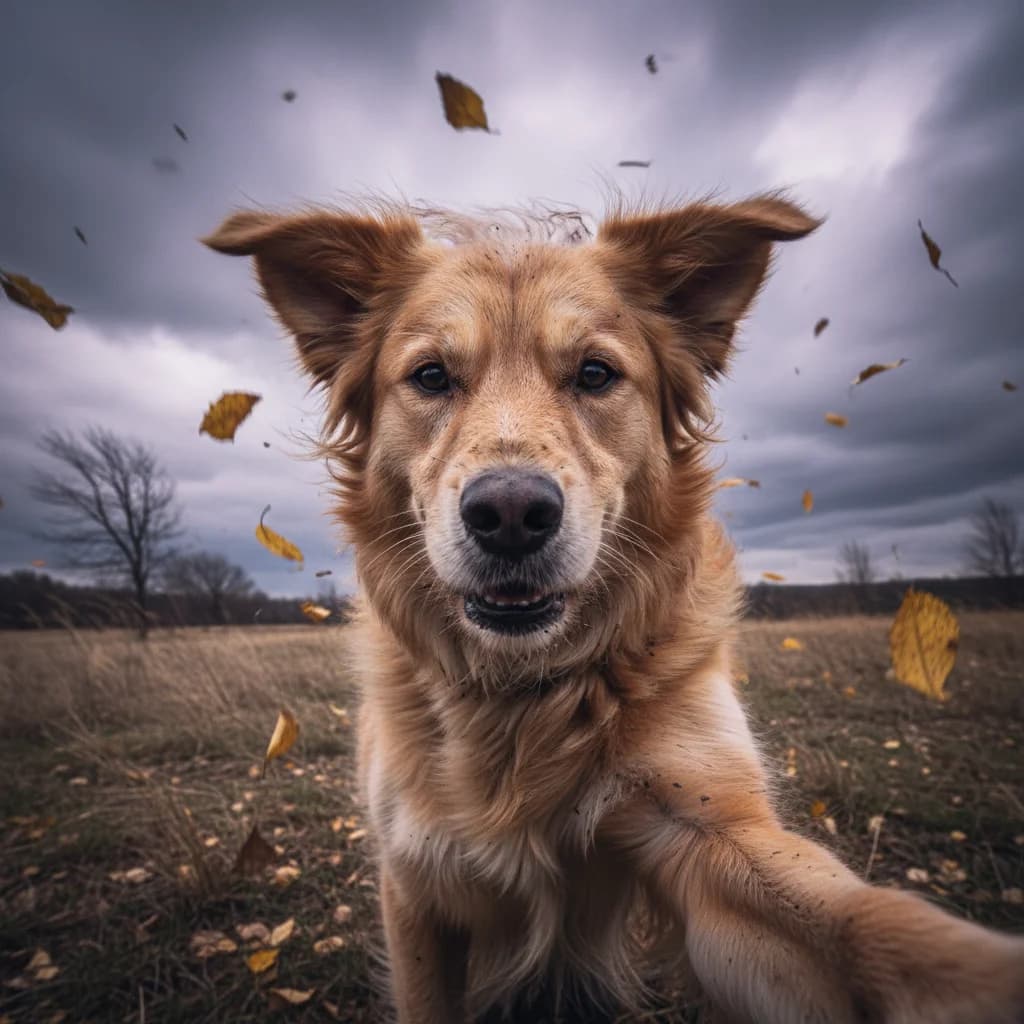 Windiges Selfie preview